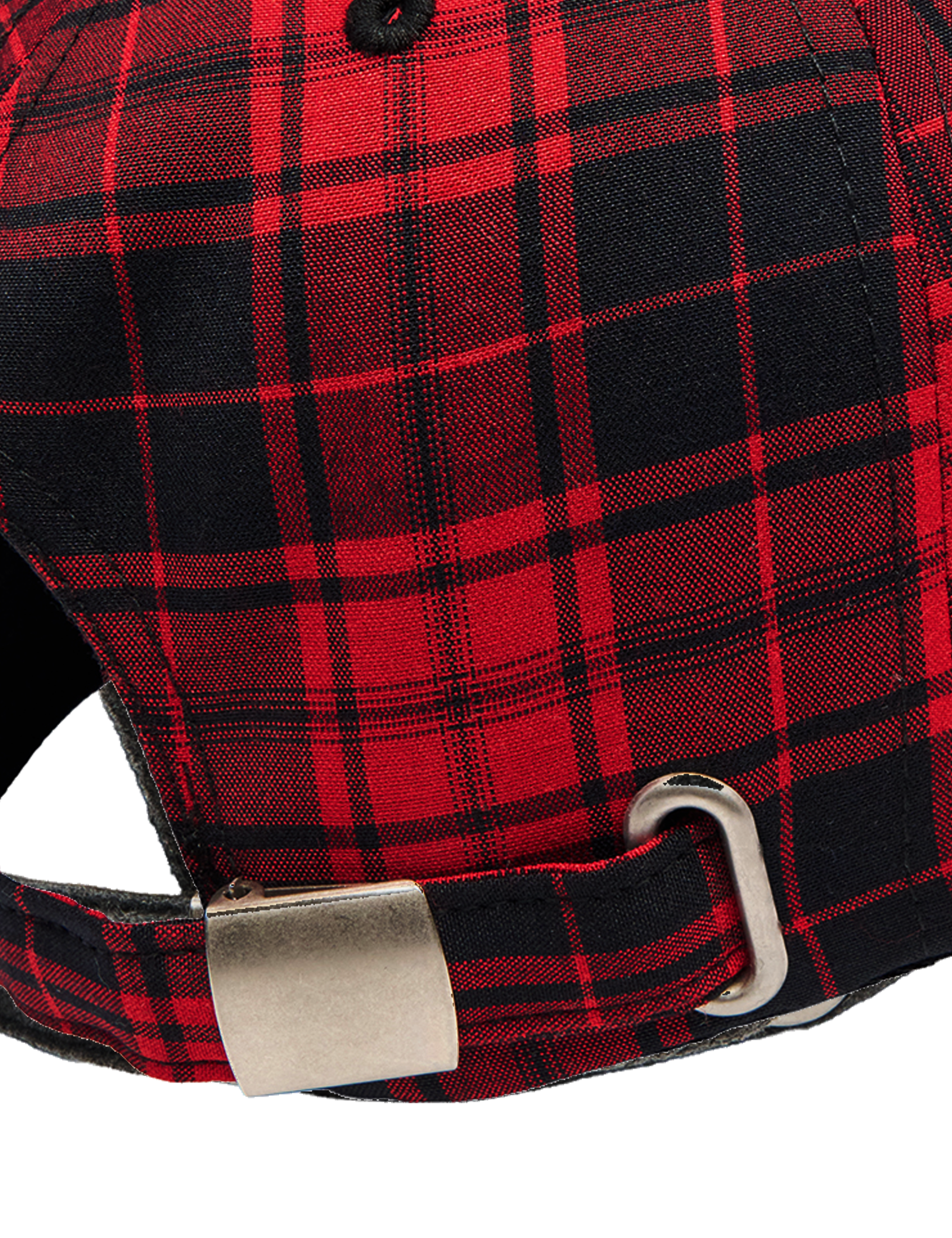 Pissing Angel Cap - Red Plaid