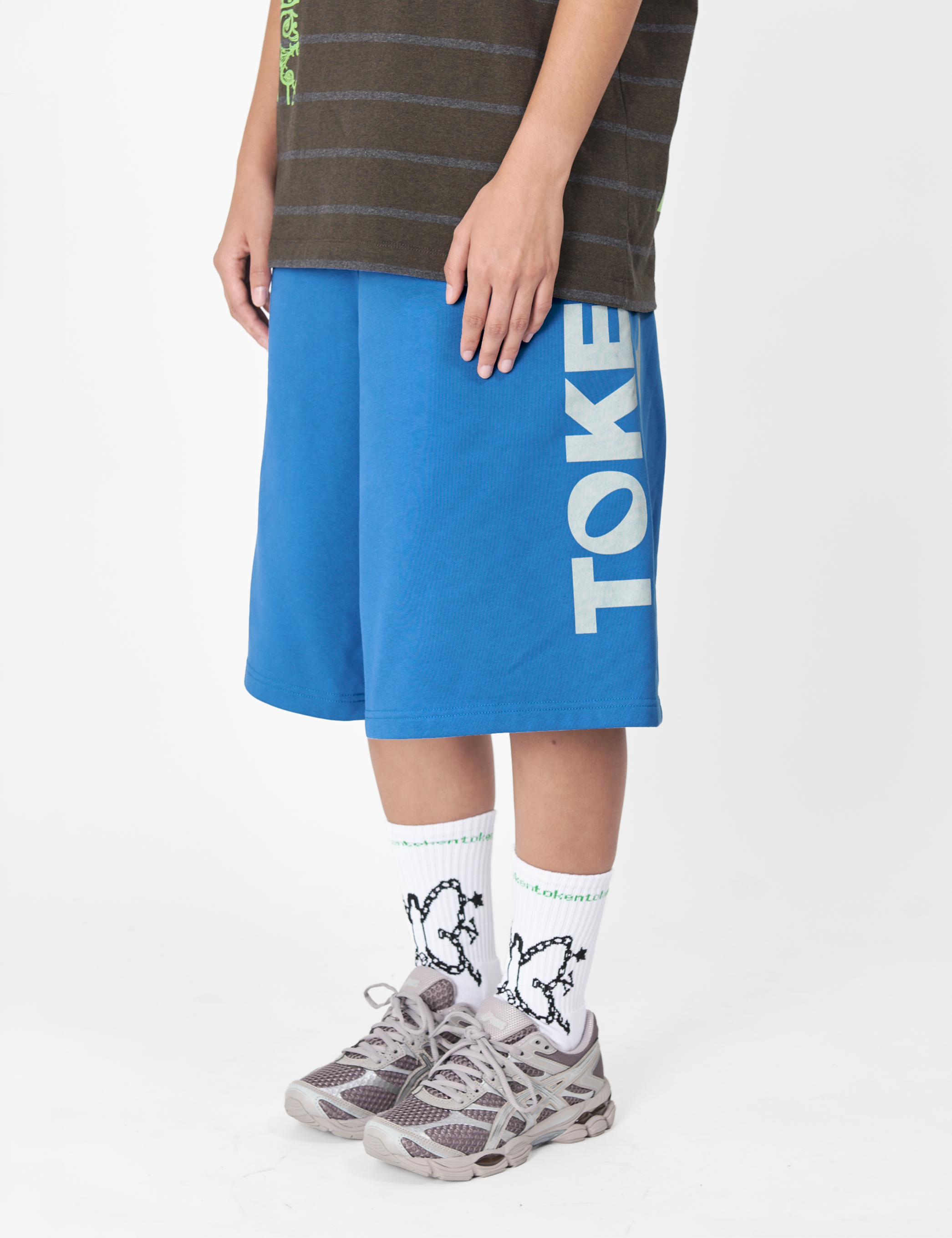 Union Sweat Shorts - Cyan